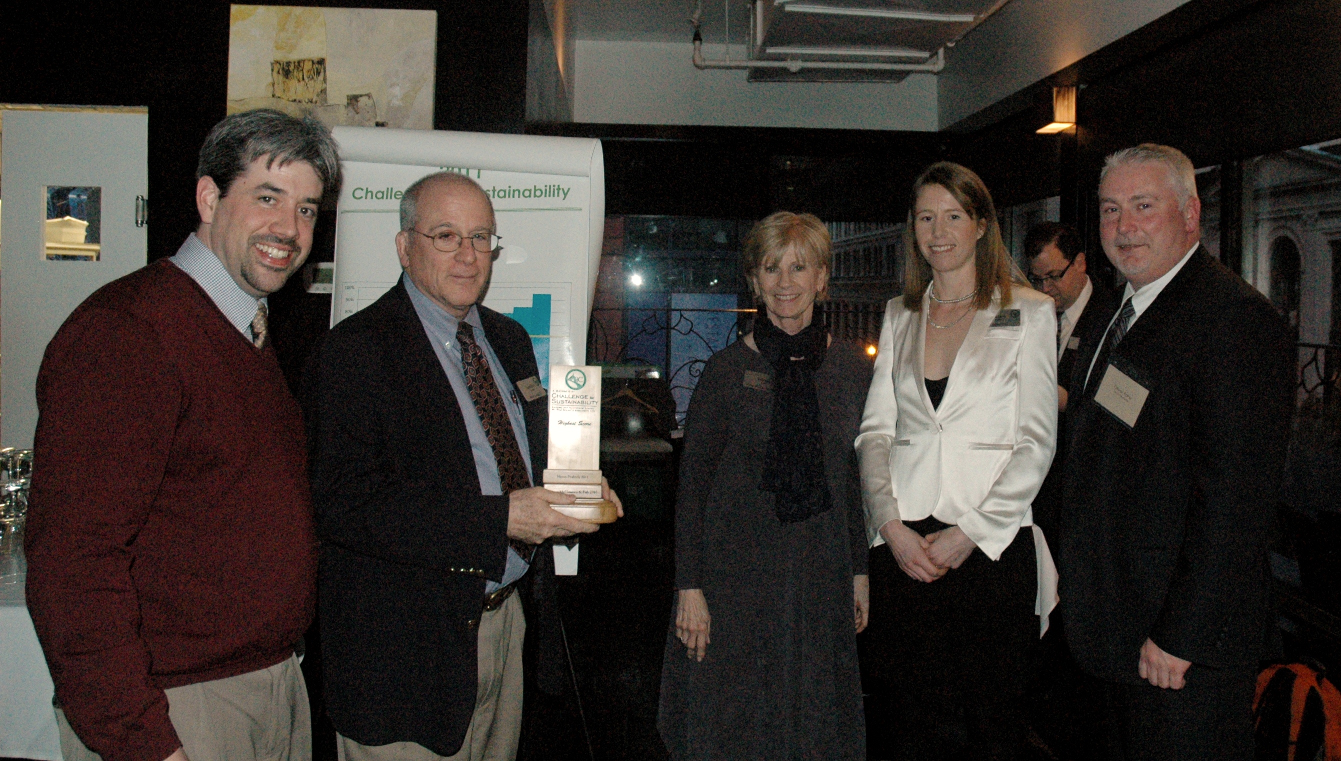 Nixon Peabody receiving 2011 Highest Score Award from past winner, Nutter.